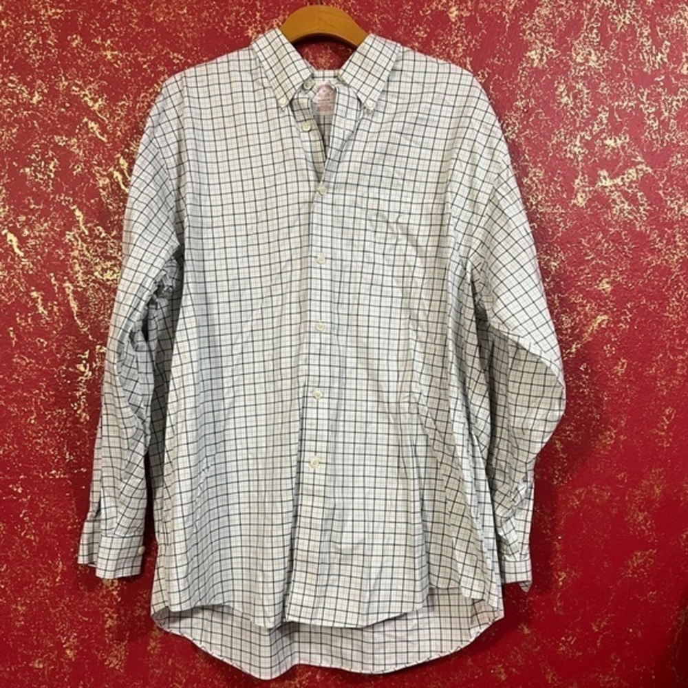 BROOKS BROTHERS MADISON Supima Cotton Original Polo Button Down Non Iron Shirt